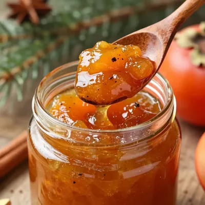 gingerspiced persimmon jam for homemade holiday edible gifts