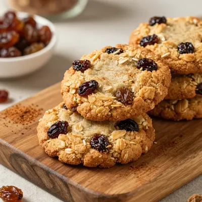 Gluten-Free Oatmeal Raisin Cookies for Healthy Snack