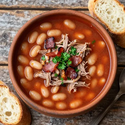 Hearty Pantry Bean and Bacon Soup Recipe