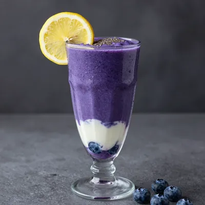 New Year’s Day Blueberry Lemon Antioxidant Smoothie