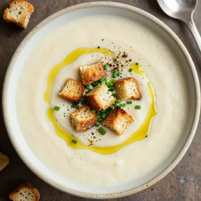 Pantry Clean Out Creamy Cauliflower Soup