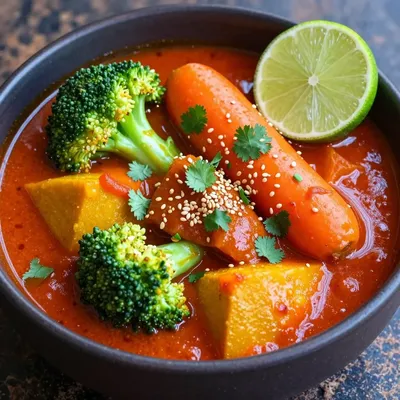 Quick Vegan Red Curry with Winter Vegetables