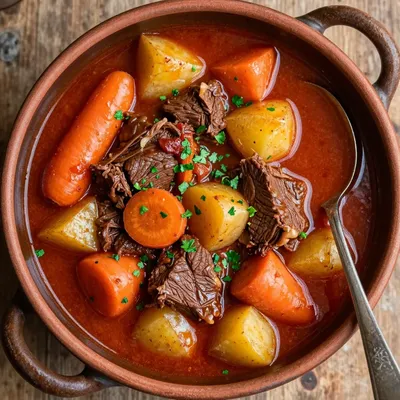slow cooker beef and root vegetable stew for cold january nights