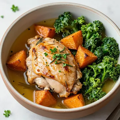 Slow Cooker Chicken and Sweet Potato for Paleo Dinner