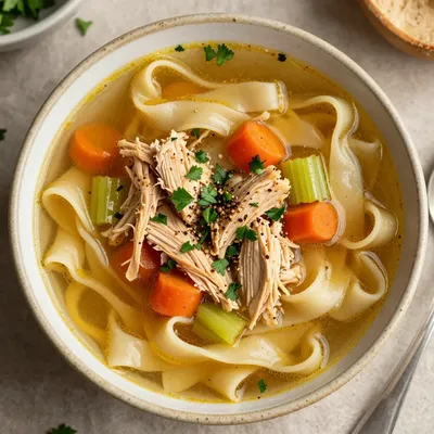 Slow Cooker Chicken Noodle Soup That Cures Winter Blues