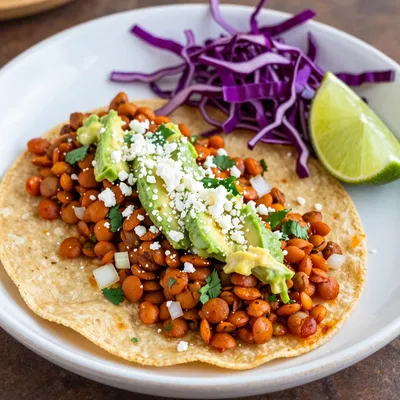 Spicy Lentil Tacos for Clean Eating New Year