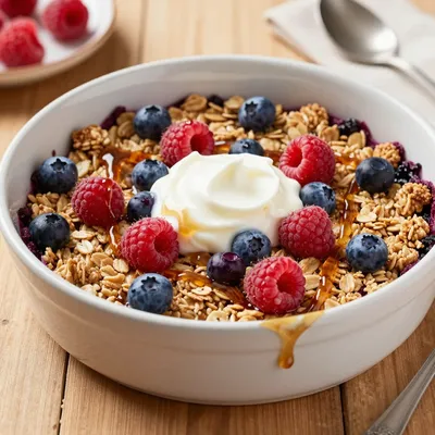 Warm Berry Baked Oatmeal for January Mornings