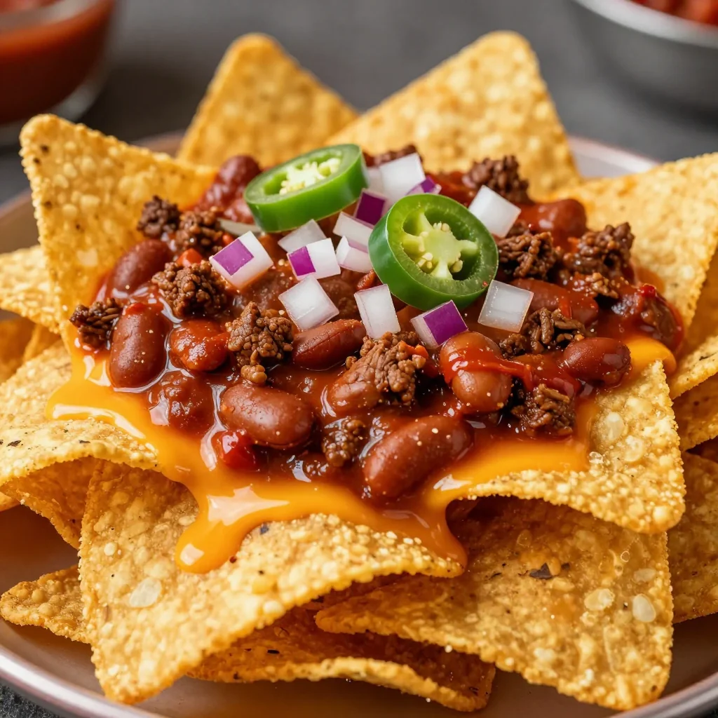 Budget-Friendly Chili Cheese Nachos for Your NFL Playoff Party