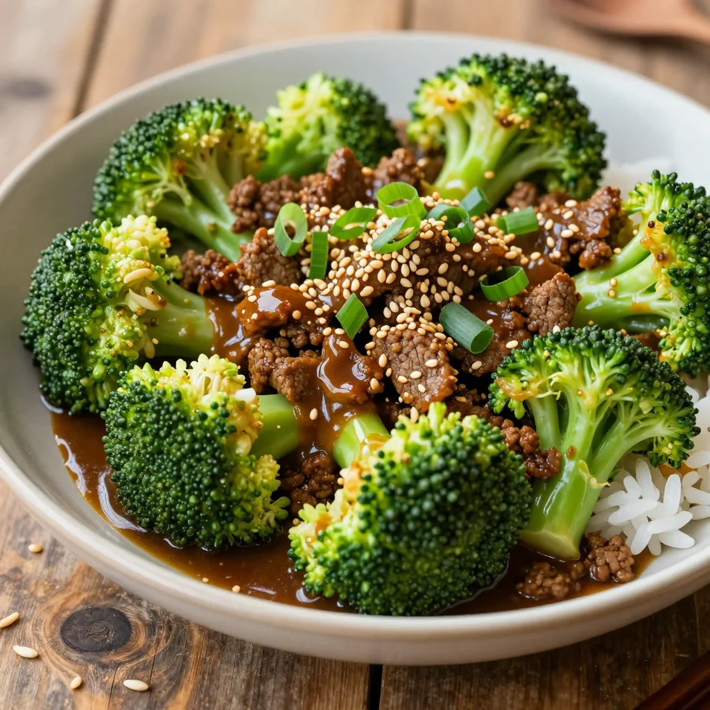 Budget Ground Beef and Broccoli Stir Fry