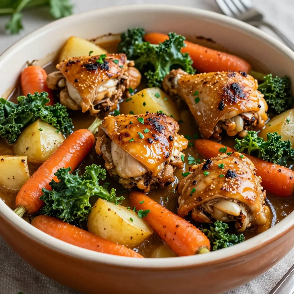 cozy chicken and winter vegetable casserole for busy families