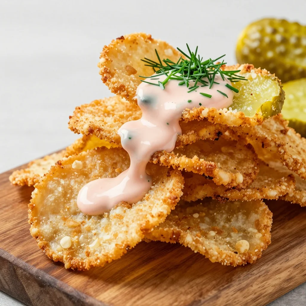 Crispy Air Fryer Pickles for Unique Party Appetizer