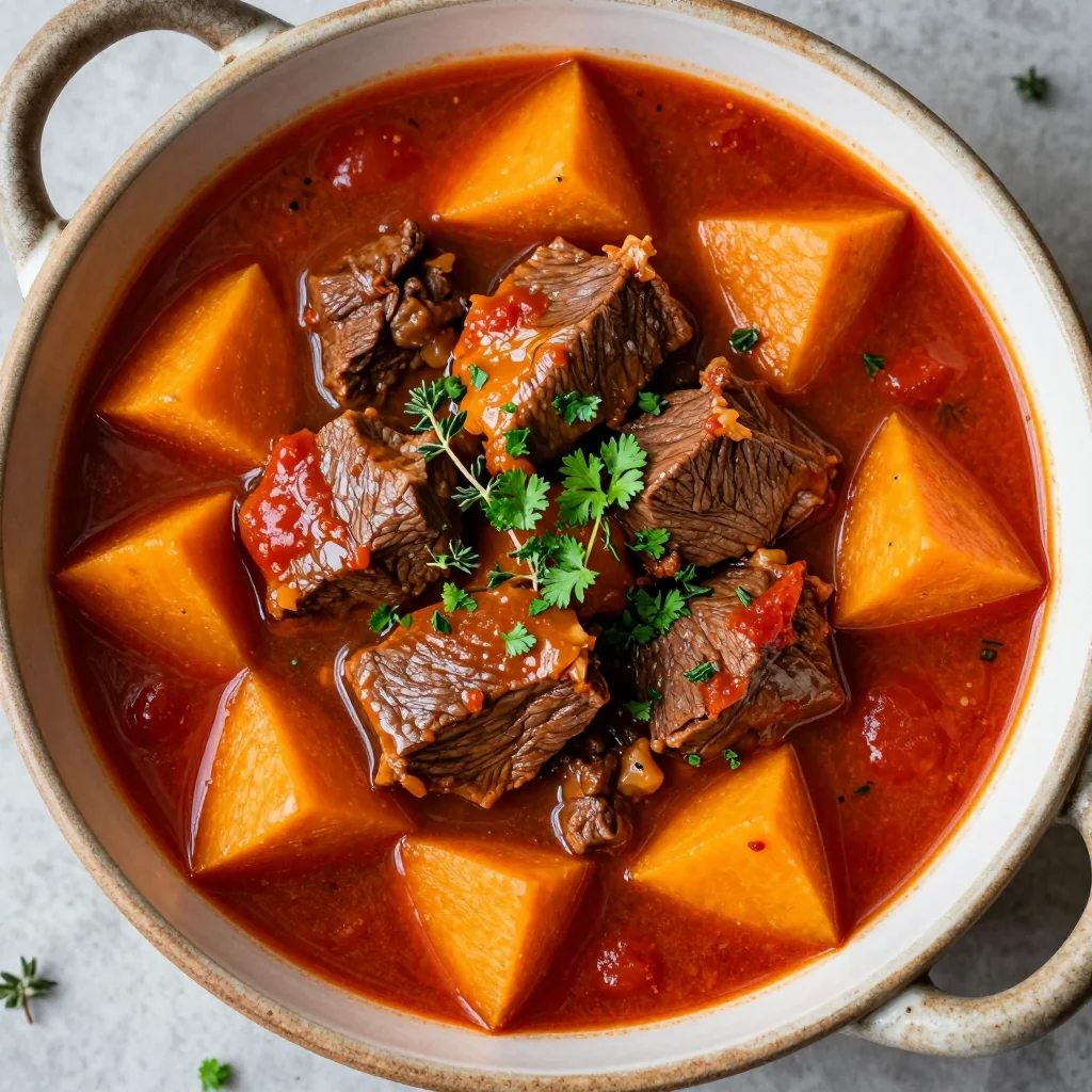 Easy Beef And Pumpkin Stew That Is Sweet And Savory
