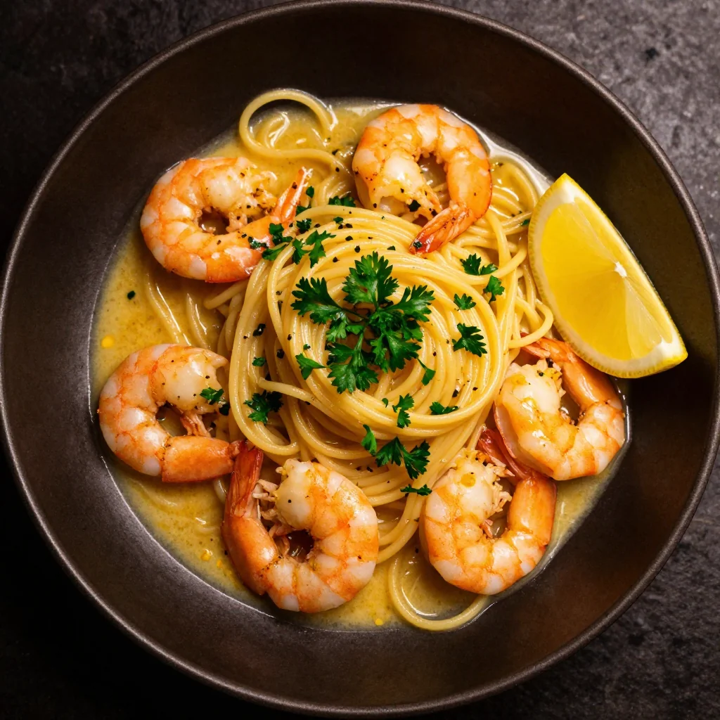Easy Weeknight Shrimp Scampi with Pasta for a Romantic Dinner