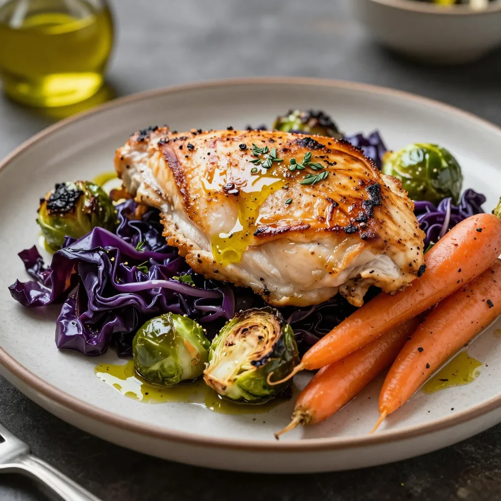 healthy whole30 and keto january meals with winter vegetables