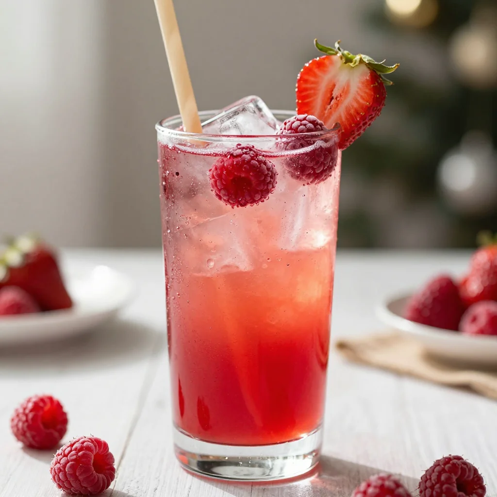 New Year’s Day Strawberry Acai Refresher at Home