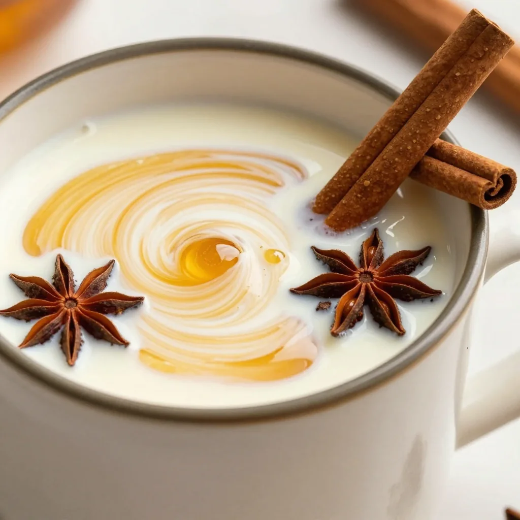 New Year’s Day Warm Spiced Milk With Honey