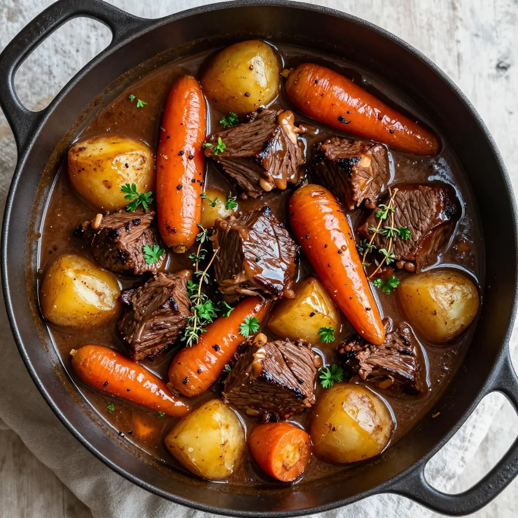 slow cooker beef and root vegetable stew for cold weather meals