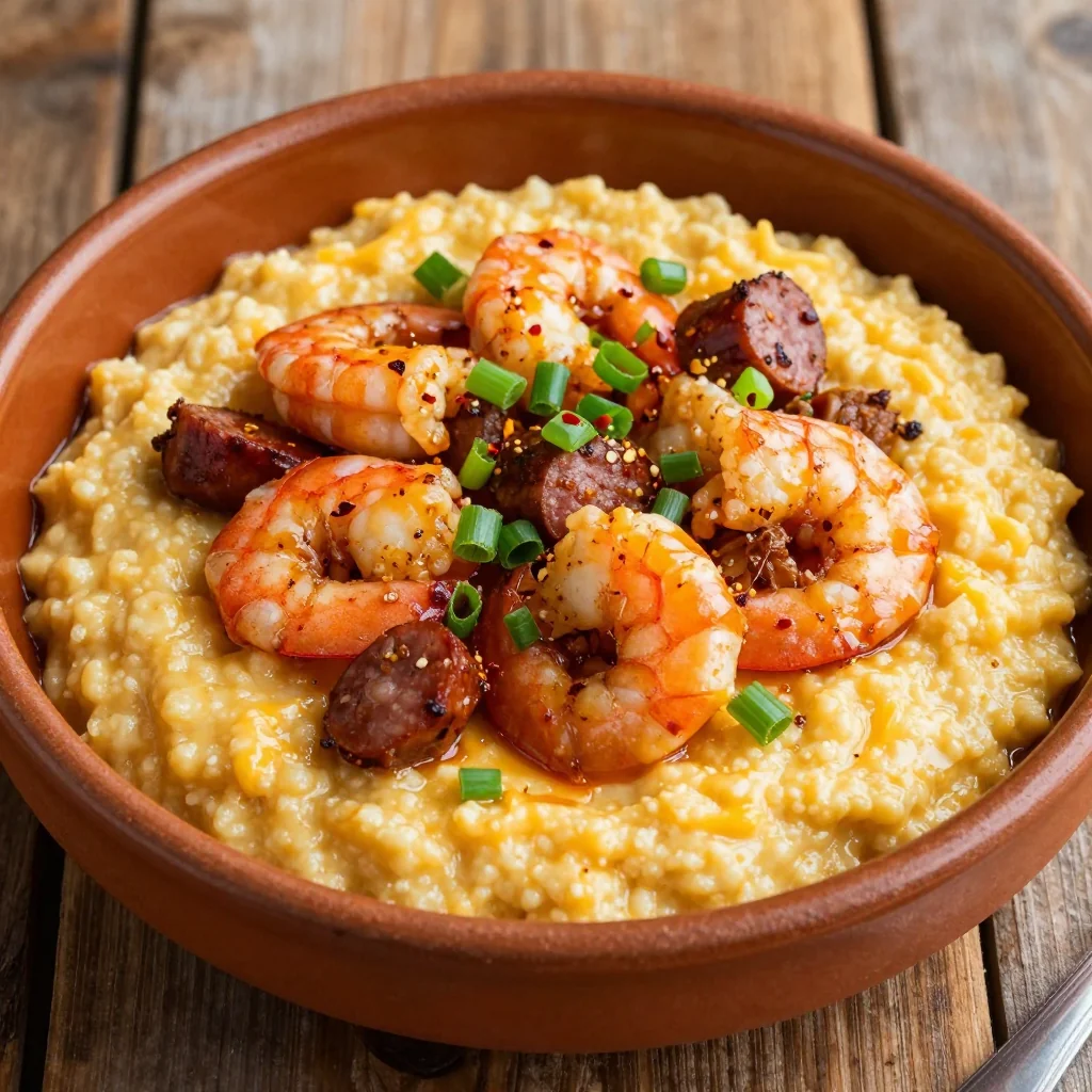 Spicy Shrimp and Grits for a Southern Breakfast Feast