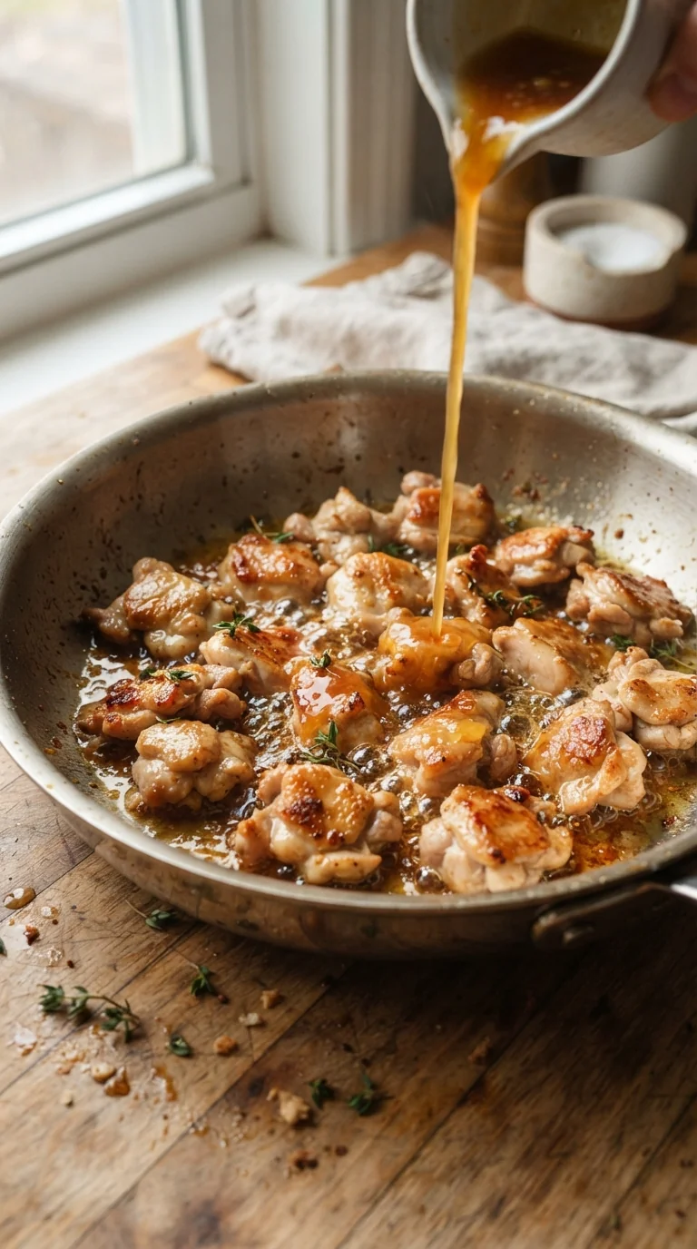 Step-by-step cooking of Citrus Glazed Chicken Thighs