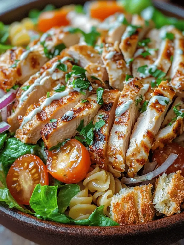 Pasta salads have become a staple in culinary circles, celebrated for their versatility and ability to be enjoyed in a variety of settings. Whether you're hosting a summer barbecue, attending a potluck, or simply seeking a quick and delicious weeknight meal, pasta salads offer a delightful way to combine flavors, textures, and nutrition in one dish. Among the myriad of pasta salad options, the Chicken Caesar Pasta Salad stands out as a particularly enticing choice that marries the classic flavors of a Caesar salad with the heartiness of pasta.