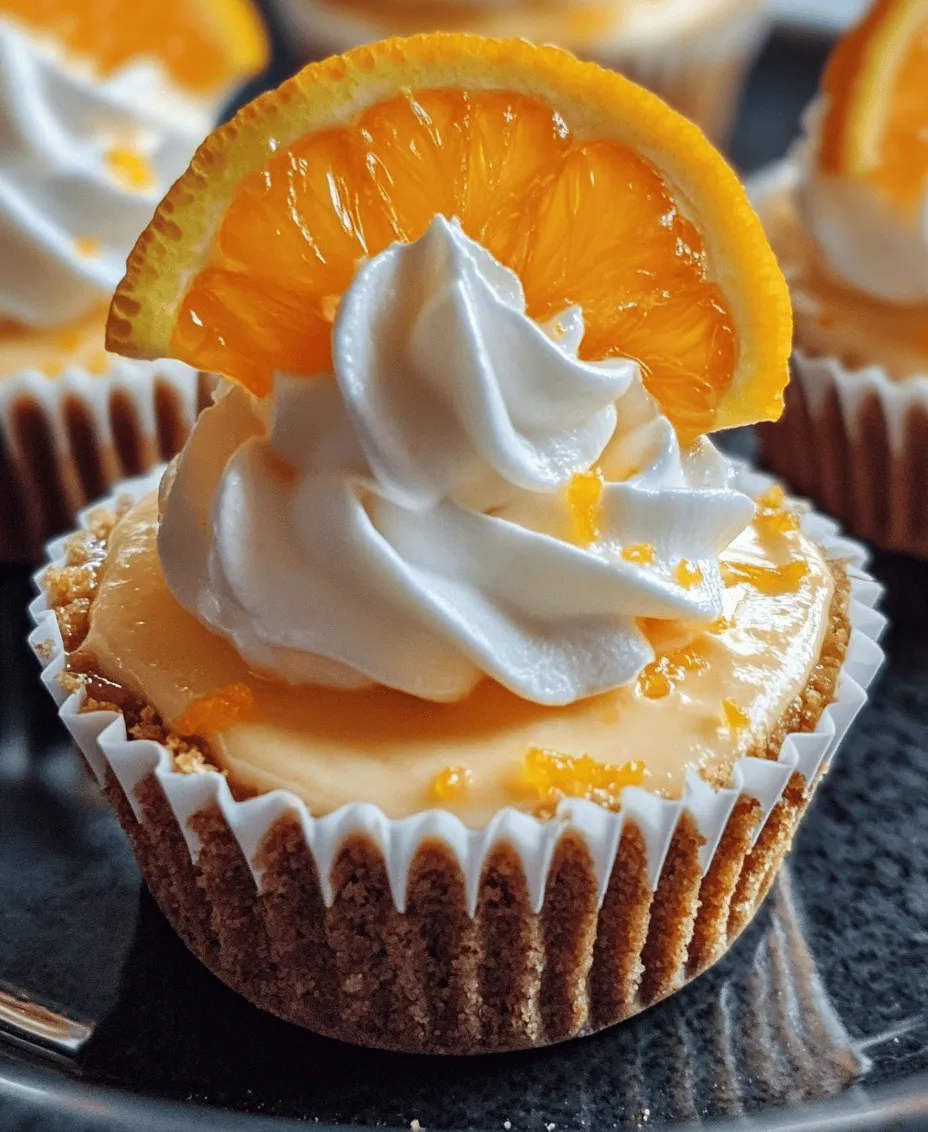 Mini cheesecakes have surged in popularity in recent years, becoming a favorite choice for dessert lovers everywhere. Their individual portions make them perfect for gatherings, parties, or simply indulging in a sweet treat without the guilt of a larger slice. Among the myriad of flavors available, Orange Creamsicle mini cheesecakes stand out for their vibrant color and delightful taste, reminiscent of childhood summers spent enjoying frozen treats on warm days. This recipe captures the nostalgic essence of the beloved creamsicle, combining the zesty brightness of fresh oranges with the rich creaminess of cheesecake.