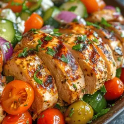 In the realm of healthy eating, few dishes capture the vibrant essence of the Mediterranean like a Chicken Salad. This delightful blend of fresh vegetables, tender chicken, and tangy feta offers a nourishing meal that is not only visually appealing but also bursting with flavor. The Mediterranean Chicken Salad is perfect for lunch or as a side dish at dinner, making it a versatile addition to your meal repertoire. With its array of colors and textures, this salad not only pleases the palate but also provides an abundance of nutrients essential for a balanced diet.
