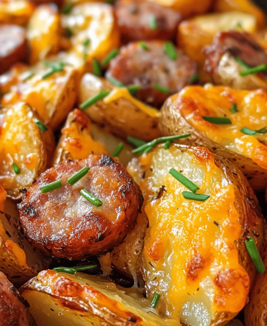 Delve into the delicious world of comfort food with our Cheesy Ranch Potatoes with Smoked Sausage recipe. This hearty dish brings together tender baby Yukon gold potatoes, flavorful smoked sausage, and a creamy ranch dressing, all topped with gooey cheddar cheese. It's a meal that not only satisfies hunger but also adds a burst of flavor to your table, making it perfect for family dinners, potlucks, or cozy gatherings. With its easy preparation and delightful taste, this recipe is sure to become a staple in your cooking rotation.
