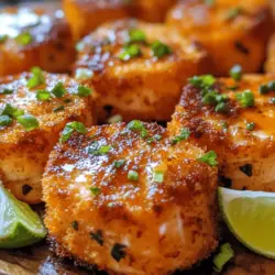 Bang Bang Salmon Bites are a delightful fusion of flavors that perfectly combine crispy textures with a spicy, creamy sauce. This dish has gained popularity for its versatility and ease of preparation, making it a favorite for gatherings, game nights, or simply a unique weeknight dinner. The allure of Bang Bang Salmon Bites lies not only in their tantalizing flavor but also in their presentation, making them an impressive addition to any menu.
