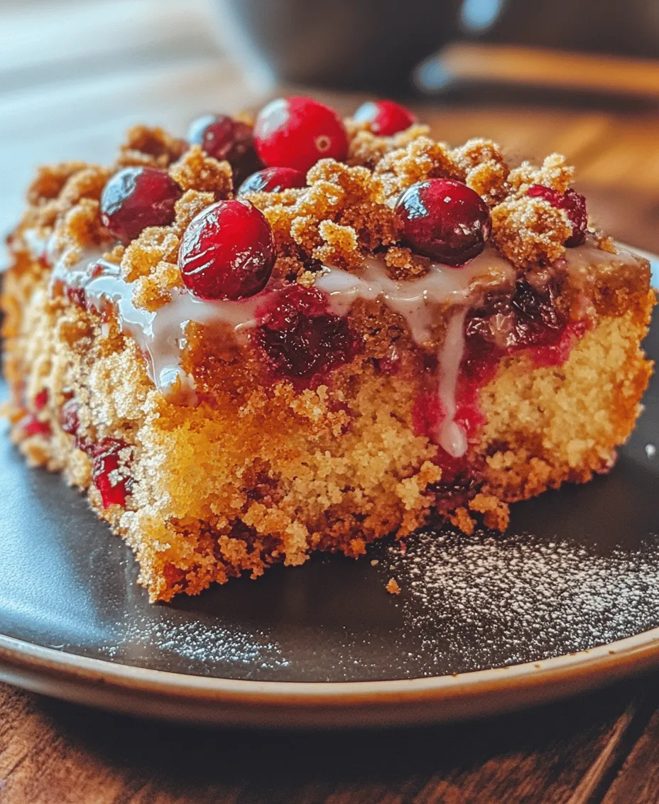 Creating the perfect coffee cake requires a thoughtful combination of ingredients, each contributing its unique qualities to the finished product. Let’s take a closer look at what makes the Cranberry Bliss Coffee Cake Delight so special.