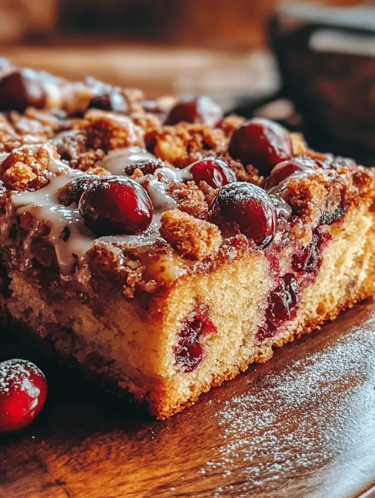 Creating the perfect coffee cake requires a thoughtful combination of ingredients, each contributing its unique qualities to the finished product. Let’s take a closer look at what makes the Cranberry Bliss Coffee Cake Delight so special.
