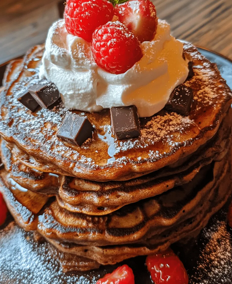 Chocolate pancakes have a unique allure that captures the hearts (and taste buds) of breakfast enthusiasts everywhere. Their rich, decadent flavor combined with a fluffy texture makes them a delightful choice for any meal of the day, but especially for breakfast or brunch. Imagine waking up to the irresistible aroma of chocolate wafting through your kitchen, promising a sweet start to your day. Whether it's a special occasion like a birthday, a cozy weekend treat, or simply a craving for something indulgent, these chocolate pancakes are sure to elevate your breakfast experience.