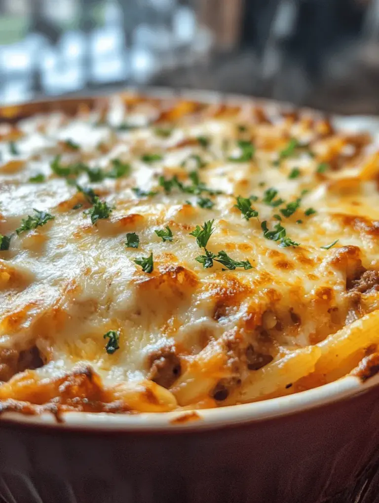 For those who cherish the warmth of home-cooked meals, Spaghetti Casserole Delight stands out as a quintessential comfort dish. Combining the beloved flavors of traditional spaghetti with the hearty appeal of a casserole, this dish is sure to please everyone at the table. Its creamy texture and savory profile make it a favorite for family dinners, potlucks, and gatherings. In a world where convenience often trumps culinary creativity, Spaghetti Casserole Delight reminds us of the joy found in preparing and sharing meals with loved ones.