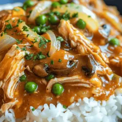 Comfort food has a unique way of making us feel warm and cozy, evoking memories of family gatherings, cozy nights in, and the simple joys of home-cooked meals. It’s no wonder that in our fast-paced lives, many people seek out meals that not only nourish the body but also the soul. The Savory Crockpot Chicken and Gravy Delight stands as a quintessential example of such comfort food, combining convenience with rich, hearty flavors that can satisfy even the most discerning palate.