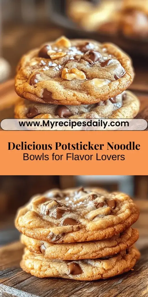 Dive into the delicious world of Potsticker Noodle Bowls! This recipe combines the savory essence of potstickers with the satisfying texture of noodles, creating a comforting meal perfect for any occasion. Packed with ground meat, fresh veggies, and bold seasonings, these bowls burst with flavor. Easy to prepare and endlessly customizable, try them for lunch or dinner and impress your family and friends! #PotstickerNoodleBowls #AsianCuisine #Foodie #ComfortFood #NoodleRecipe #HomemadeDelight #HealthyEating #CulinaryCreativity
