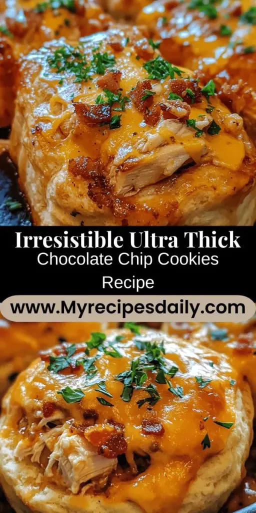 Indulge in the nostalgia of bakery-style cookies with this recipe for Ultra Thick Chocolate Chip Cookies! These cookies are thick, chewy, and packed with rich, melty chocolate chips. Learn the secrets behind each ingredient, from flour to sea salt, and discover the perfect techniques for baking cookies that are crispy on the outside and irresistibly gooey inside. Elevate your baking game and delight your loved ones! #ChocolateChipCookies #Baking #Dessert #CookieRecipe #HomemadeCookies