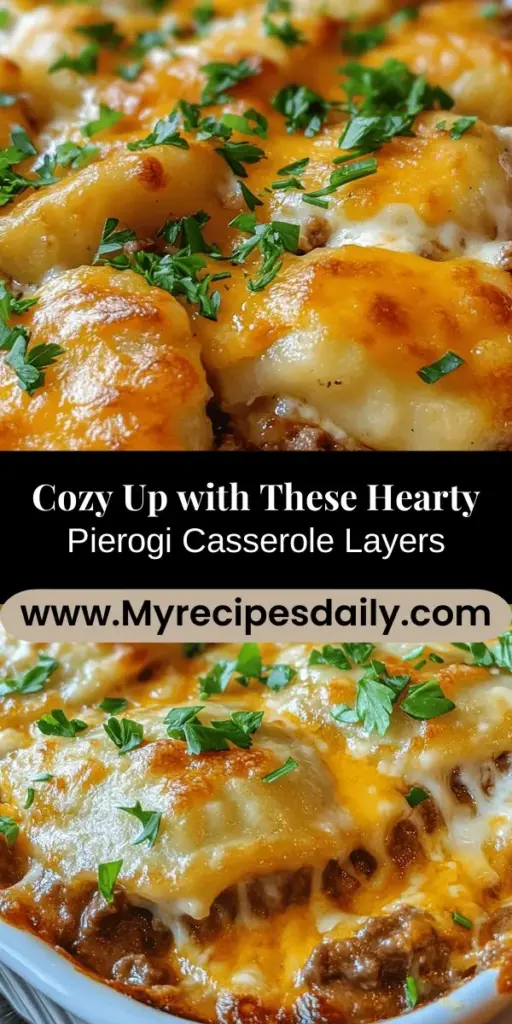Savor the heartwarming flavors of homemade pierogi with this easy-to-make Pierogi Casserole Delight. Perfect for any occasion, this dish combines creamy cheese, savory meat, and tender pierogi for a comforting meal your whole family will love. Customize it to fit your preferences, whether you opt for a meaty or vegetarian version. Discover the comforting essence of this casserole that brings everyone together! #PierogiCasserole #ComfortFood #EasyRecipes #CasseroleDelight #HomemadeMeals