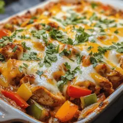 In the fast-paced world we live in, the allure of a one-dish meal cannot be overstated. Among the myriad options available, the Chicken Fajita Casserole stands out as a robust and flavorful choice that perfectly marries convenience with taste. This dish encapsulates the essence of traditional fajitas—succulent chicken, vibrant vegetables, and zesty spices—while offering the ease of a casserole format. Whether you're navigating a busy weeknight or preparing for a family gathering, this casserole is an ideal solution that brings everyone together around the dining table.