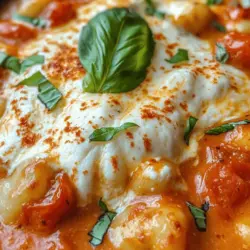 In a fast-paced world, finding time to prepare a wholesome meal can be a challenge. We often resort to takeout or pre-packaged meals, but there's something incredibly satisfying about creating a dish from scratch. Enter the 30-Minute Creamy Tomato Gnocchi with Burrata—a recipe that marries convenience and flavor, making it an ideal choice for busy weeknights or special occasions. This dish features the comforting texture of gnocchi enveloped in a rich, creamy tomato sauce, elevated by the luxurious addition of burrata cheese. Not only is it quick and easy to prepare, but it also promises to delight the taste buds of your family and friends.
