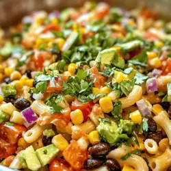 Macaroni salad is a beloved dish that has found its way into many kitchens across the globe, often serving as a side dish at barbecues, picnics, and family gatherings. Its versatility allows for endless variations, making it a staple in potluck contributions and summer cookouts. Traditional macaroni salad typically features a creamy dressing and a medley of vegetables, but today we’re taking this classic recipe to new heights with a vibrant and zesty interpretation: Spicy Fiesta Mexican Macaroni Salad.