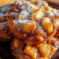 Cinnamon-Kissed Baked Apple Fritters are a delicious homage to the classic fall treat, combining the delightful flavors of freshly baked apples with a warm touch of cinnamon. These fritters are not only easy to make but also fill your kitchen with an inviting aroma that evokes cozy memories of autumn afternoons. Imagine indulging in a tender fritter, with sweet glazed apples and a hint of cinnamon on a crisp morning or enjoying them as a delightful dessert after dinner.