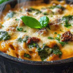 Imagine the comforting embrace of perfectly cooked spaghetti coated in a luscious sun-dried tomato cream sauce, accentuated by the vibrant greens of fresh spinach. This dish, Spaghetti & Spinach with Sun-Dried Tomato Cream Sauce, is an embodiment of indulgence that doesn’t require hours in the kitchen. It's a quick meal that feels luxurious, making it ideal for busy weeknights or last-minute dinner parties. The combination of flavors and textures in this dish—creamy, tangy, and fresh—creates a delightful experience that will leave every pasta lover craving more.