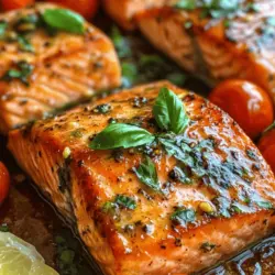 If you're searching for a dish that combines romance and flavor, look no further than Marry Me Salmon. This enchanting recipe has won the hearts of many, not only for its deliciously rich taste but also for its stunning presentation. Picture this: a beautifully baked salmon fillet, topped with vibrant cherry tomatoes and fresh basil, all enveloped in a creamy, tangy sauce that fills the air with an enticing aroma. It's no wonder that this dish has garnered a reputation as the perfect centerpiece for a dinner date or special occasion.