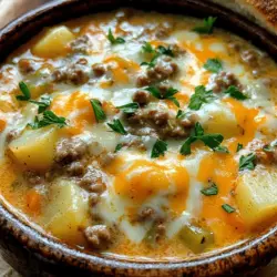 As the days grow shorter and the temperatures dip, there’s an undeniable craving for comfort food that warms both body and soul. One dish that consistently delivers on this front is creamy potato hamburger soup made in the crockpot. This hearty, flavorful soup combines the best of both worlds: the rich, savory taste of ground beef and the wholesome goodness of potatoes, all enveloped in a creamy broth that’s perfect for chilly nights.