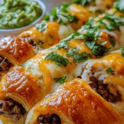 In recent years, fusion recipes have taken the culinary world by storm, and Cheesy Taco Sticks are a prime example of this trend. They embody the creativity of modern cooking, where traditional dishes are reimagined to create something entirely new and delightful. What makes these taco sticks so versatile is their ability to serve multiple purposes in a meal. They can be enjoyed as an appetizer, a main dish, or even as a fun lunchbox treat for kids.