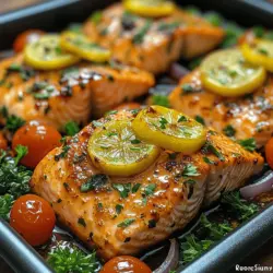 In today's fast-paced world, the concept of sheet pan meals has gained immense popularity among home cooks and busy families. These one-pan wonders offer a perfect solution for those seeking convenience and simplicity without sacrificing flavor or nutrition. The beauty of sheet pan meals lies in their ability to combine proteins and vegetables in a single dish, streamlining both cooking and cleanup. One standout recipe that embodies this approach is Sheet Pan Garlic Butter Salmon with Veggies. This dish is not merely a meal; it’s a delightful culinary experience that brings together the rich flavors of salmon and colorful vegetables, making it an ideal choice for busy weeknights or special occasions.