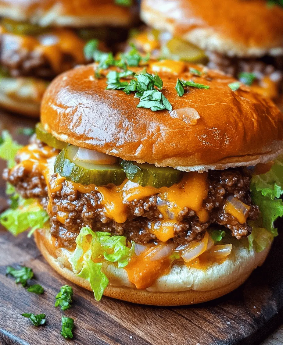 The inspiration behind Big Mac Sloppy Joes stems from the iconic Big Mac burger, a staple of fast-food culture, and the classic Sloppy Joe, a comfort food favorite. While traditional Sloppy Joes consist of seasoned ground meat simmered in a tangy sauce and served on a bun, the Big Mac version elevates this classic with the signature flavors of a Big Mac, including the distinctive sauce, cheese, onions, and pickles.