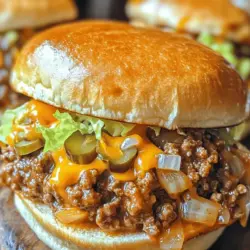 The inspiration behind Big Mac Sloppy Joes stems from the iconic Big Mac burger, a staple of fast-food culture, and the classic Sloppy Joe, a comfort food favorite. While traditional Sloppy Joes consist of seasoned ground meat simmered in a tangy sauce and served on a bun, the Big Mac version elevates this classic with the signature flavors of a Big Mac, including the distinctive sauce, cheese, onions, and pickles.