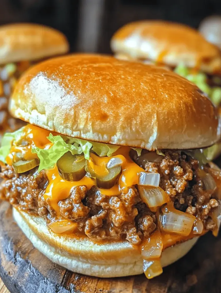 The inspiration behind Big Mac Sloppy Joes stems from the iconic Big Mac burger, a staple of fast-food culture, and the classic Sloppy Joe, a comfort food favorite. While traditional Sloppy Joes consist of seasoned ground meat simmered in a tangy sauce and served on a bun, the Big Mac version elevates this classic with the signature flavors of a Big Mac, including the distinctive sauce, cheese, onions, and pickles.