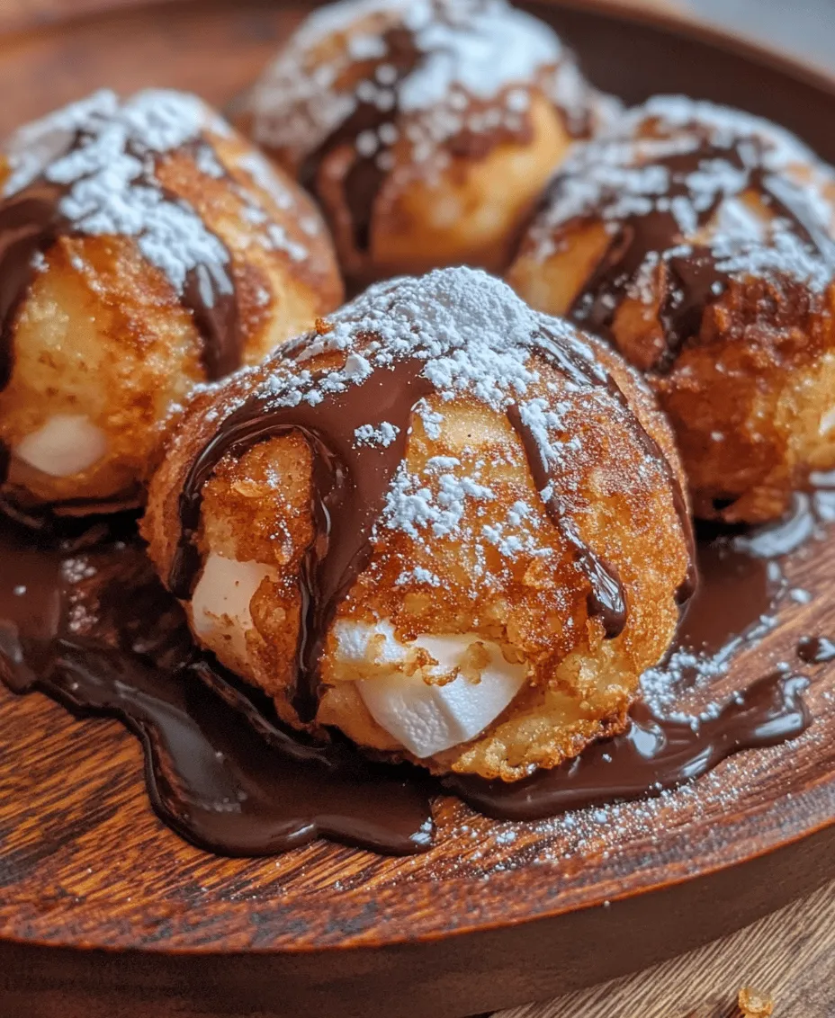 Discover the joy of making Heavenly Fried S'mores Bombs, a delightful twist on the classic campfire treat. This indulgent dessert combines the gooey goodness of chocolate and marshmallows with a crispy, golden-brown exterior, making it a perfect addition to any gathering or a sweet snack at home. Whether you’re hosting a backyard barbecue, having a cozy movie night, or simply craving something sweet, these fried s'mores bombs will surely impress your guests and satisfy your sweet tooth.