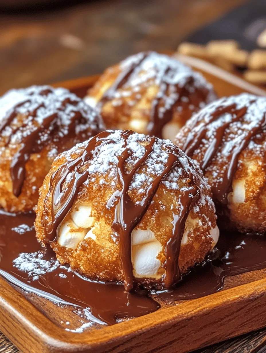 Discover the joy of making Heavenly Fried S'mores Bombs, a delightful twist on the classic campfire treat. This indulgent dessert combines the gooey goodness of chocolate and marshmallows with a crispy, golden-brown exterior, making it a perfect addition to any gathering or a sweet snack at home. Whether you’re hosting a backyard barbecue, having a cozy movie night, or simply craving something sweet, these fried s'mores bombs will surely impress your guests and satisfy your sweet tooth.